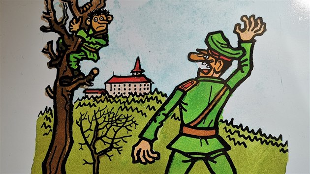 Neprakta ilustroval pt set knih, mezi nimi i ern barony. Film natoen podle stejnojmenn knin pedlohy proslavil zmek Zelen Hora nedaleko Nepomuka.