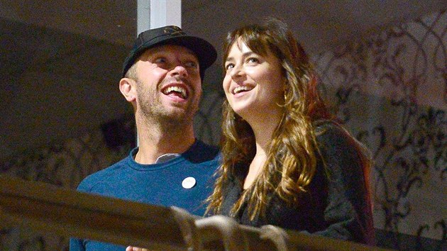 Partnei Chris Martin a Dakota Johnsonov (Los Angeles, 13. listopadu 2018)