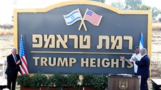 Zaloení nové osady v Golanských výinách pojmenované po americkém prezidentovi...