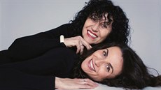 Silvia Straková (dole) a Cecília Blanárová