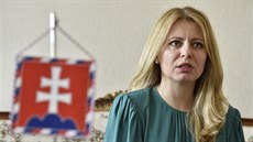 Nová slovenská prezidentka Zuzana aputová poskytla v Bratislav rozhovor eské...