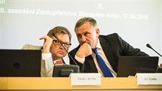 Jednání zastupitelstva Zlínského kraje týkající se výstavby nové nemocnice ve...