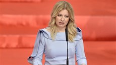 Nová slovenská prezidentka Zuzana aputová pi své inauguraní ei na...