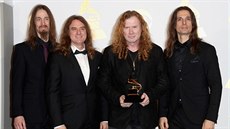 Kapela Megadeth: Dirk Verbeuren, David Ellefson, Dave Mustaine a Kiko Loureiro...