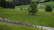 Momentka ze druhé etapy Kolem Švýcarska
