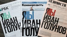 Ti pední ruské ekonomické deníky Kommersant, Vedomosti a RBK ádají provení...