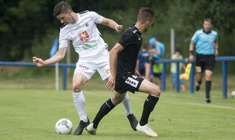 Momentka z utkání Hradec Králové - Jablonec.