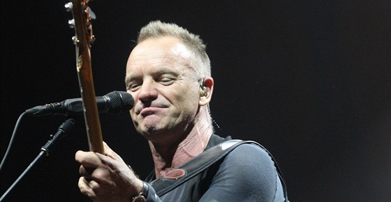 Sting pi ostravském koncert. (19.11.2012)