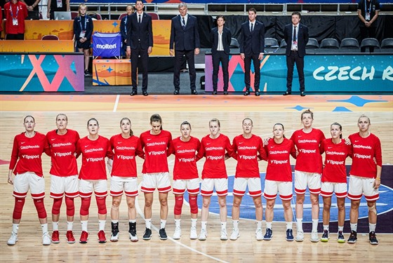 eské basketbalistky na EuroBasketu 2019