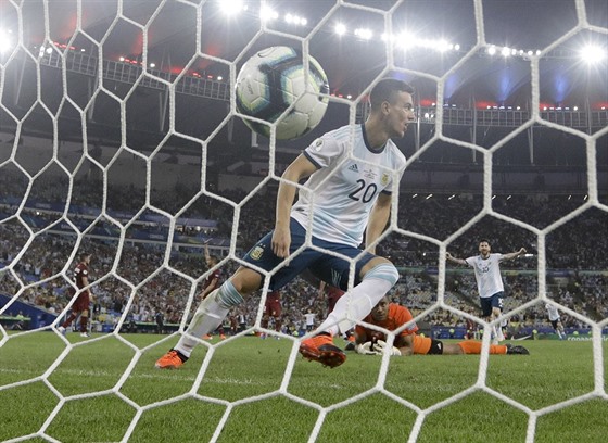 Argentinský fotbalista Giovani Lo Celso se trefil proti Venezuele.