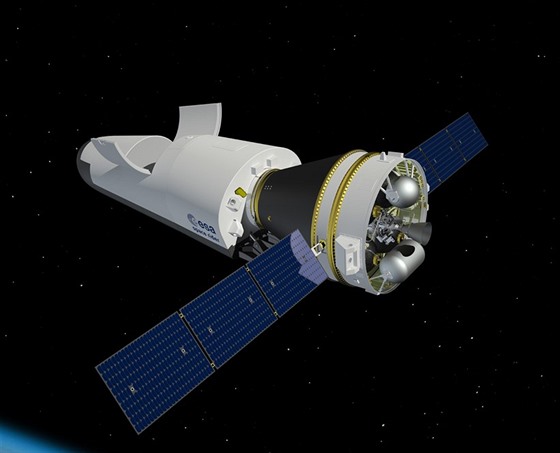 Space RIDER je nákladní raketoplán Evropské vesmírné agentury(ESA)
