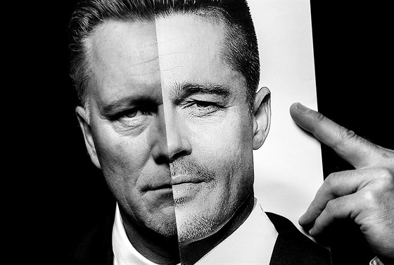 Michal Dlouh a Brad Pitt