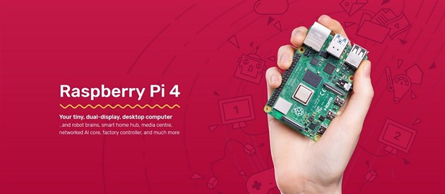Přichází nový mini počítač Raspberry Pi. Zvládne dva monitory se 4k