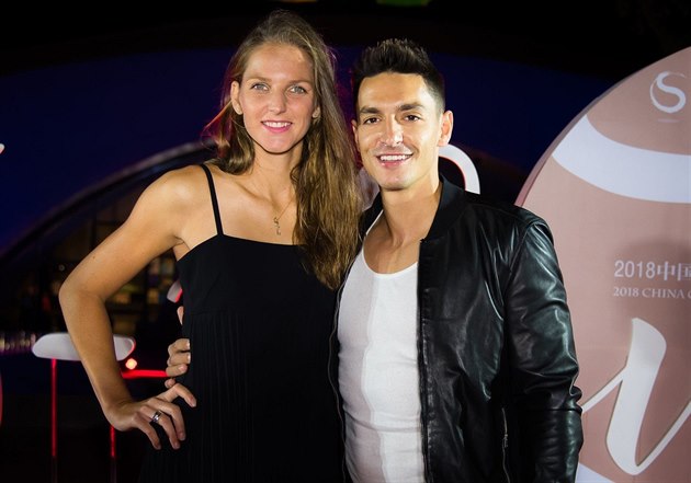 Michal Hrdli�ka a Karolína Plí�ková (Beijing, �ína, 30. zá�í 2018)