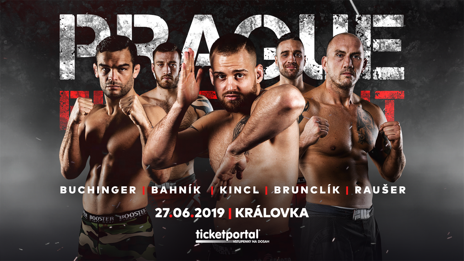 Logo organizace The Fight Night na pra�skou akci The Prague Fight Night