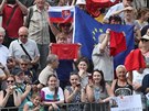 Slovenskou prezidentku Zuzanu Čaputovou přišli na Pražský hrad přivítat její...
