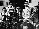 Adolf Hitler, Emil Maurice, Herman Kriebel, Rudolf Hess a Friedrich Webe...