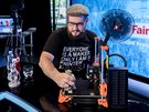 Konstruktér a prodejce 3D tiskáren Josef Pra v diskusním poadu Rozstel.