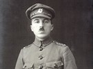 Josef Híbek v uniform s. legií v Rusku.