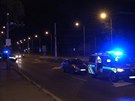 Opilý motocyklista ujídl v sobotu v Praze policejní hlídce. (22. 6. 2019)
