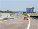 Nový úsek dálnice D3 mezi Bošilcem a Ševětínem měří přes osm kilometrů.