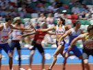 Pedávka v závod smíených tafet na 4x400 metr na Evropských hrách v Minsku.