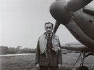 Rodk z Han Josef Frantiek byl mnohokrt vyznamenan letec britskho...