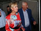 Helena Vondráková a Martin Michal na oslav 80. narozenin Karla Gotta (Praha,...