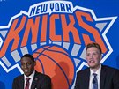 New York Knicks vsadili na Kanaany, v dradtu vybrali R. J. Barretta (vlevo) a...