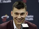 Tyler Herro se pedstavuje v Miami.