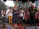 Slovenská prezidentka Zuzana aputová na koncert nazvaném Zuzana není sama...