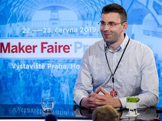 Programový ředitel festivalu Maker Faire Praha Jiří Zemánek v diskusním pořadu...