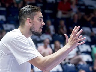 Tomáš Satoranský prožívá exhibici Poslední souboj.