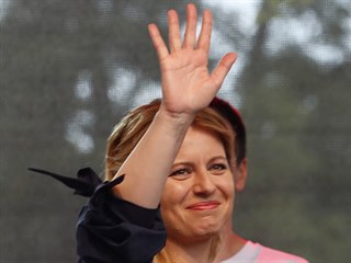 Slovenská prezidentka Zuzana Čaputová na koncertě nazvaném Zuzana není sama...