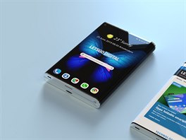 Digitální vizualizace druhé generace Samsungu Galaxy Fold