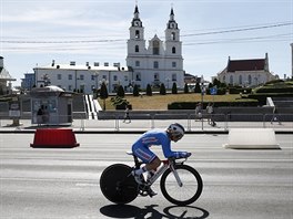 Jarmila Machaov v asovce na Evropskch hrch v Minsku.