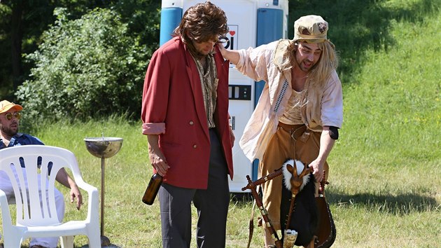 vanda dudk zahj leton festival Divadeln lto pod plzeskm nebem. V hlavn roli se pedstav Ondej Rychl. (24. 6. 2019)