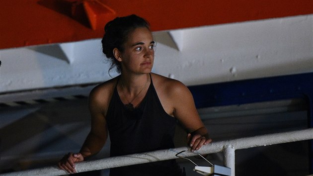 Kapitnka lodi Sea-Watch 3 Carola Racketeov (29. ervna 2019)