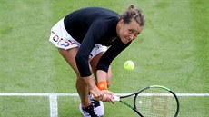 Barbora Strýcová na turnaji v Birminghamu.