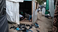 Uprchlický tábor na řeckém ostrově Samos (23. května 2019)