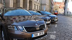 Nová flotila voz� pro �eskou obchodní inspekci. Od Petra Janeby ze �koda Auto...