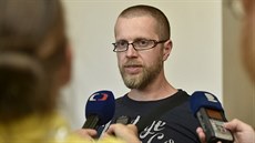 Martin Horák z iniciativy Zachraňme nemocnici v Rumburku hovořil 27. června...