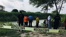 Mexická policie uzavela místo na ece Rio Grande, kde utonul salvadorský...