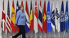 Nmecká kancléka Anglea Merkelová na summitu zemí skupiny G20 v Japonsku (28....