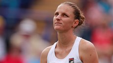 Karolína Plíková na turnaji v Eastbourne