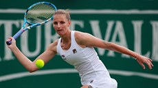 Karolína Plíková na turnaji v Eastbourne