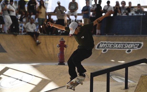 Mystic Sk8 Cup, závod Svtového poháru ve skateboardingu. Vítz ve streetu...