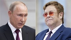 Vladimir Putin a Elton John
