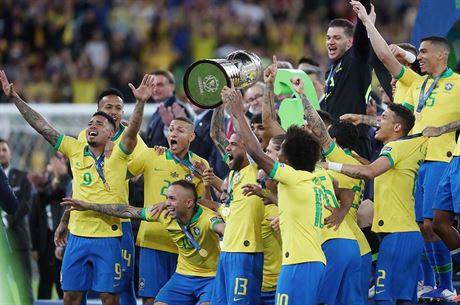 Brazilci slav triumf na jihoamerickm ampiontu Copa Amrica.