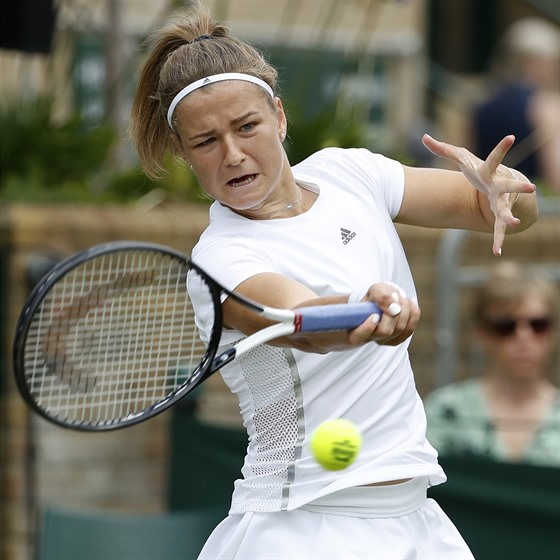 eská tenistka Karolína Muchová ve 2. kole Wimbledonu.